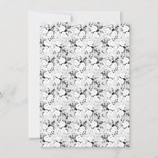 Dot, schwarze Kuh Einladung (Rückseite)