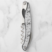 Dot, schwarze Kuh-Korkenschraube Kellnermesser (Vorderseite)