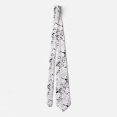 Dot, schwarze Kuh Krawatte (Rückseite)