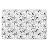 Dot, schwarze Kuh Magnet (Horizontal)