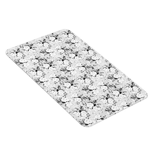 Dot, schwarze Kuh Magnet (Rechte Seite)