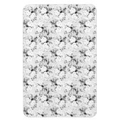 Dot, schwarze Kuh Magnet (Vertikal)