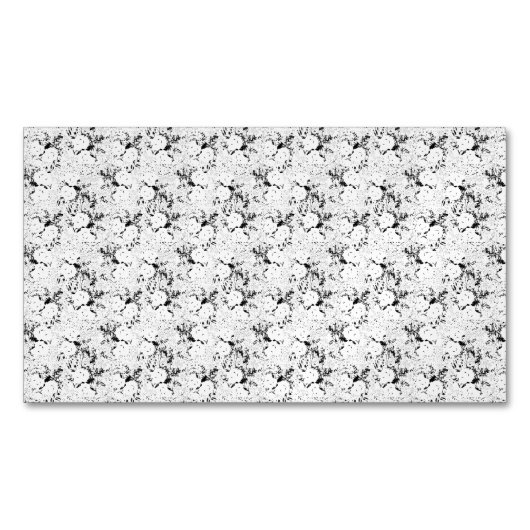 Dot, schwarze Kuh Magnetische Visitenkarte (Vorderseite)