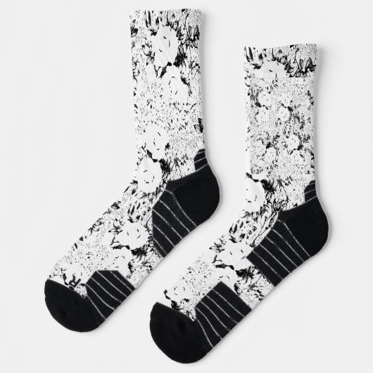 Dot, schwarze Kuh Socken (Links)