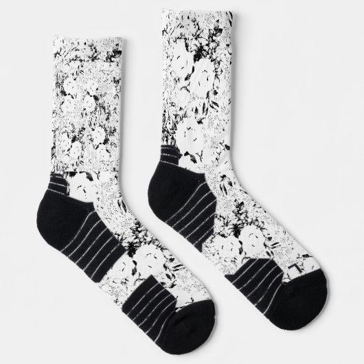 Dot, schwarze Kuh Socken (Rechts)