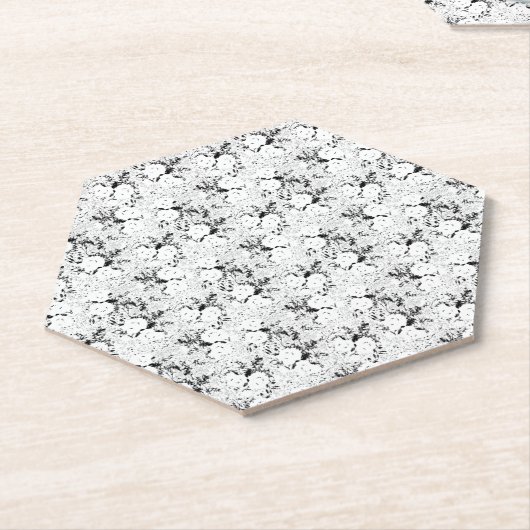 Dot, schwarze Kuh Untersetzer (angewinkelt)