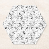 Dot, schwarze Kuh Untersetzer (Vorderseite)