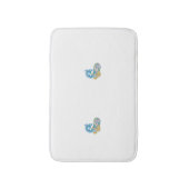 Dot, Sherpa Blue, Golden Sand Design Badematte (Vorderseite Vertikal)