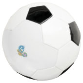 Dot, Sherpa Blue, Golden Sand Design Fußball (Dreiviertel)