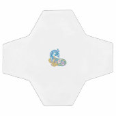 Dot, Sherpa Blue, Golden Sand Design Fußball (Flach)