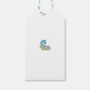 Dot, Sherpa Blue, Golden Sand Design Geschenkanhänger