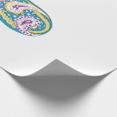 Dot, Sherpa Blue, Golden Sand Design Geschenkpapier (Ecke)