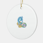 Dot, Sherpa Blue, Golden Sand Design Keramik Ornament (Links)