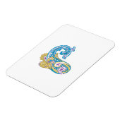 Dot, Sherpa Blue, Golden Sand Design Magnet (Linke Seite)