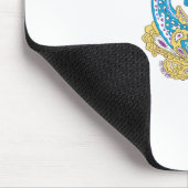 Dot, Sherpa Blue, Golden Sand Design Mousepad (Ecke)