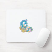 Dot, Sherpa Blue, Golden Sand Design Mousepad (Mit Mouse)