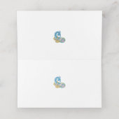 Dot, Sherpa Blue, Golden Sand Design Platzkarte (Innenseite Aufgefaltet)
