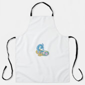 Dot, Sherpa Blue, Golden Sand Design Schürze (Vorderseite)