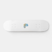 Dot, Sherpa Blue, Golden Sand Design Skateboard (Horizontal)