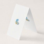 Dot, Sherpa Blue, Golden Sand Design Visitenkarten (Vorderseite)