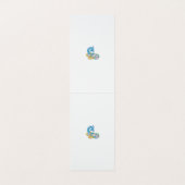 Dot, Sherpa Blue, Golden Sand Design Visitenkarten (Innenseite Aufgefaltet)