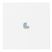 Dot, Sherpa Blue, Golden Sand Design Würfel (Vorderseite)