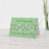 Dot Sympathy Card Karte (Vorderseite)
