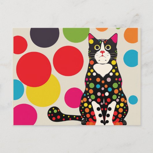 Dot the Cat, Denken Sie an Sie Postkarte (Vorderseite)