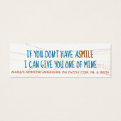 Dot the Monster, w/quote, glückliche Karten (Rückseite)