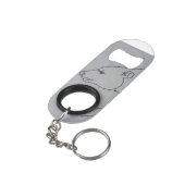 Dot to Dot Polar Bear Mini Flaschenöffner (Rückseite Schrägansicht)