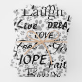 Dot Wrapping Paper (Dot Wrapping Paper) für Hunde Geschenkpapier Set (Beispiel)