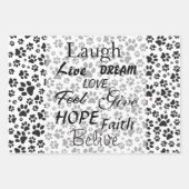 Dot Wrapping Paper (Dot Wrapping Paper) für Hunde Geschenkpapier Set (Vorderseite)