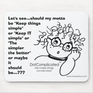 DotComplicated (TM) - sie macht die erschwerten Mousepad