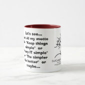 DotComplicated (TM) - sie macht die erschwerten Tasse (Zentrum)