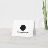 dotcrazy Mitteilungskarten (Rückseite)