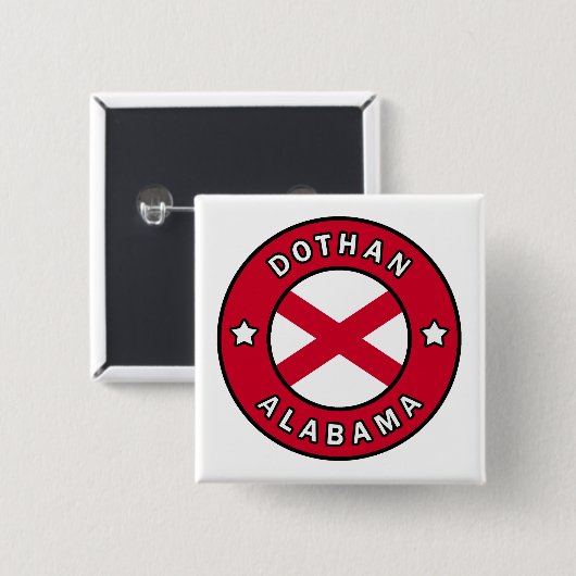 Dothan Alabama Button (Vorne & Hinten)