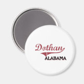 Dothan Alabama City Classic Magnet (Vorderseite/Rückseite)