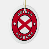 Dothan Alabama Keramik Ornament (Rechts)