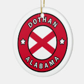 Dothan Alabama Keramik Ornament (Links)