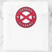 Dothan Alabama Runder Aufkleber (Tasche)