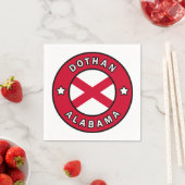 Dothan Alabama Serviette (Beispiel)