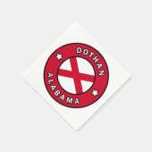 Dothan Alabama Serviette (Ecke)