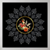 Dotieren Sie Ihr eigenes Mandala mit der Vorlage f Poster (Vorne)