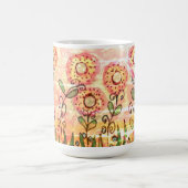 Dotierte Blume Kaffeetasse (Mittel)