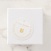 Dotierter Kreis Monogramm Geschenkanhänger (Mit Box)