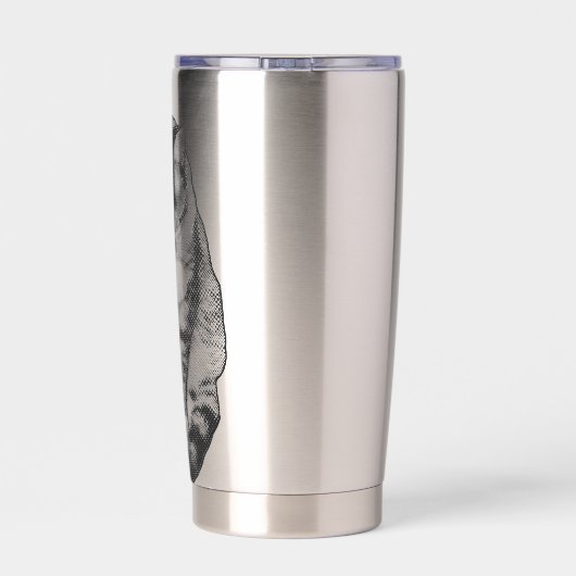 Dotline Glow Hush Thermobecher (Rückseite)