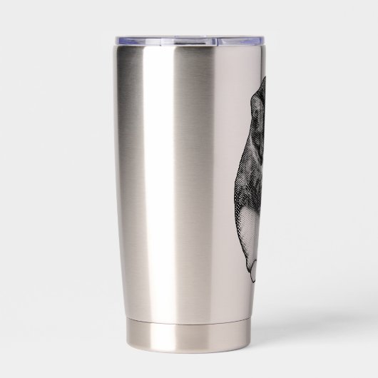 Dotline Glow Hush Thermobecher (Vorderseite)