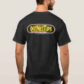 dotNetDave - Rockin' Code World seit 1994 T-Shirt (Rückseite)