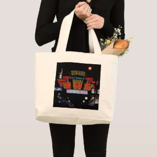 Dotonbori Nächte Osaka Japan Große Tasche