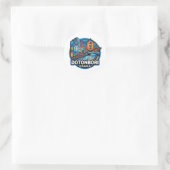 DOTONBORI RUNDER AUFKLEBER (Tasche)